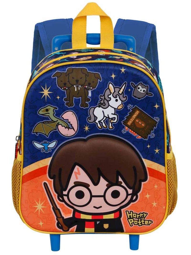 Harry Potter Crest Zainetto 3D con Ruote Piccolo, Arancione Arancione - Kiabi