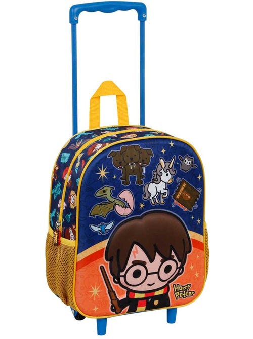 Harry Potter Crest Zainetto 3D con Ruote Piccolo, Arancione - Kiabi
