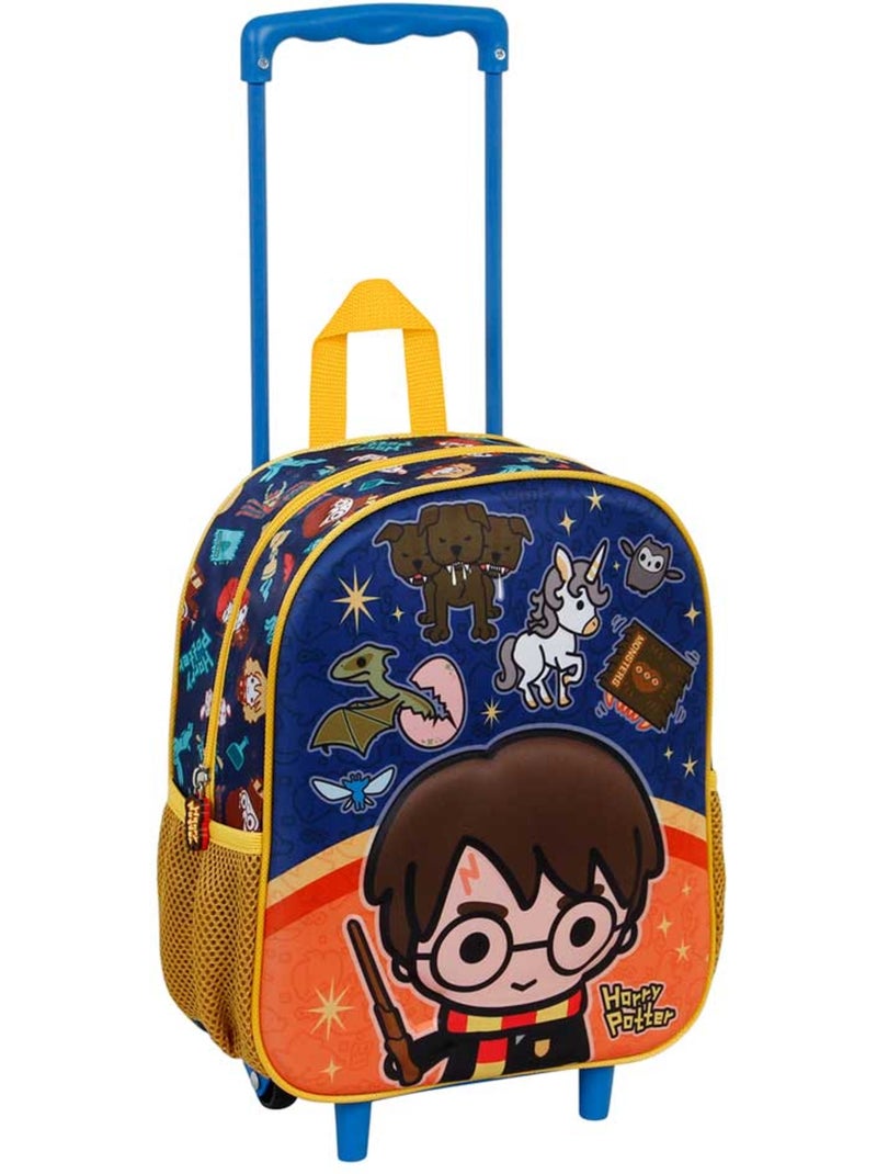 Harry Potter Crest Zainetto 3D con Ruote Piccolo, Arancione Arancione - Kiabi
