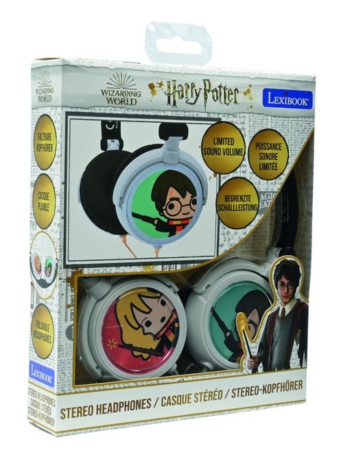 Harry Potter Cuffia stereo a filo pieghevole con limitazione sicura del volume - Kiabi