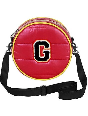 Harry Potter G Borsa a Tracolla Rotonda Padding, Rosso