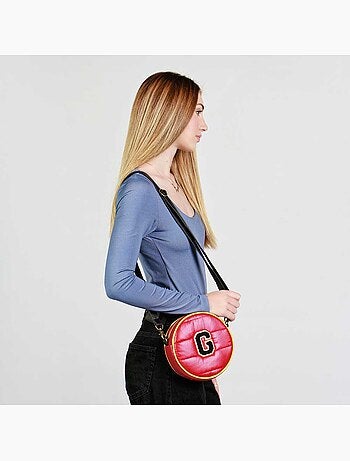 Harry Potter G Borsa a Tracolla Rotonda Padding, Rosso