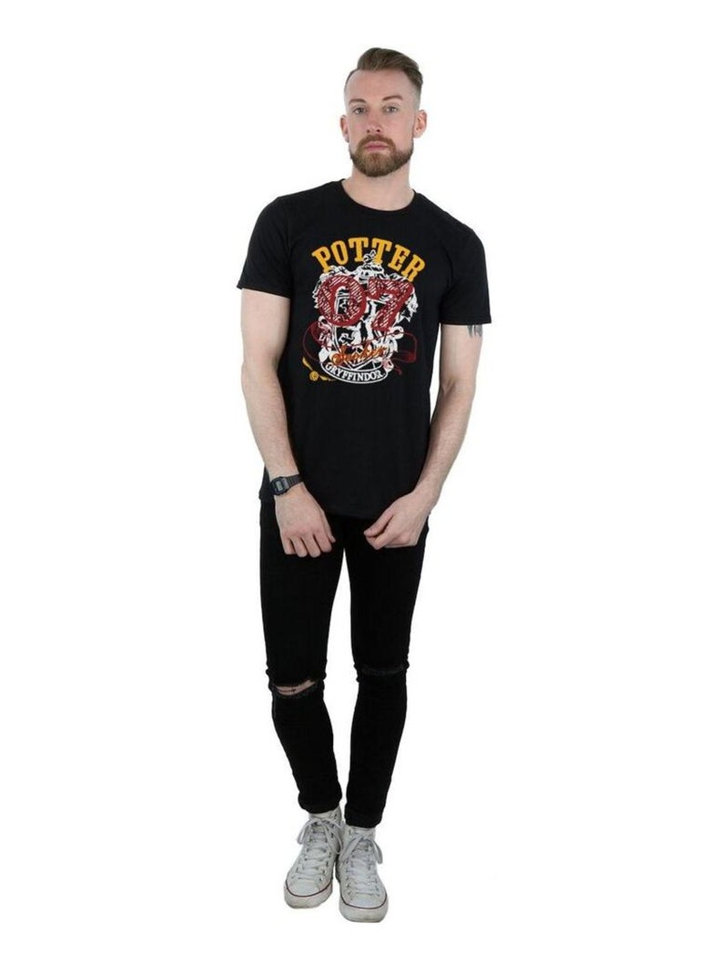 Harry Potter Gryffindor Seeker Maglietta Uomo Nero - Kiabi