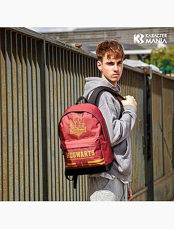 Harry potter gryffindor zaino hs fan 2.2, rosso