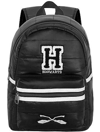 Harry potter h zaino fashion padding, nero