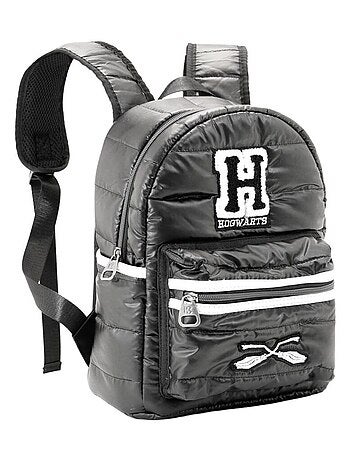 Harry potter h zaino fashion padding, nero