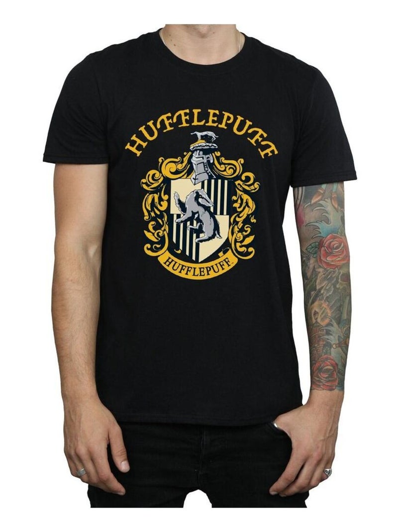 Harry Potter Maglietta Hufflepuff Uomo Nero - Kiabi