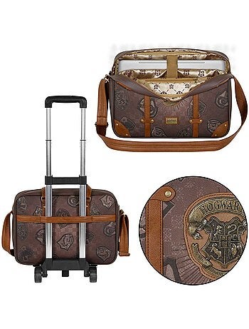 Harry Potter Pride Borsa a Tracolla Computer Laptop, Marrone