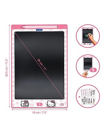 Hello Kitty 11'' tavoletta Eink multicolore per imparare a disegnare con gli stencil