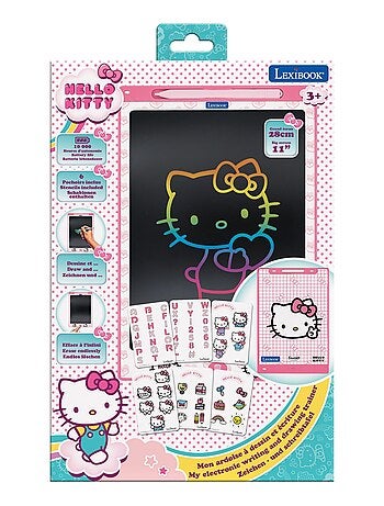 Hello Kitty 11'' tavoletta Eink multicolore per imparare a disegnare con gli stencil