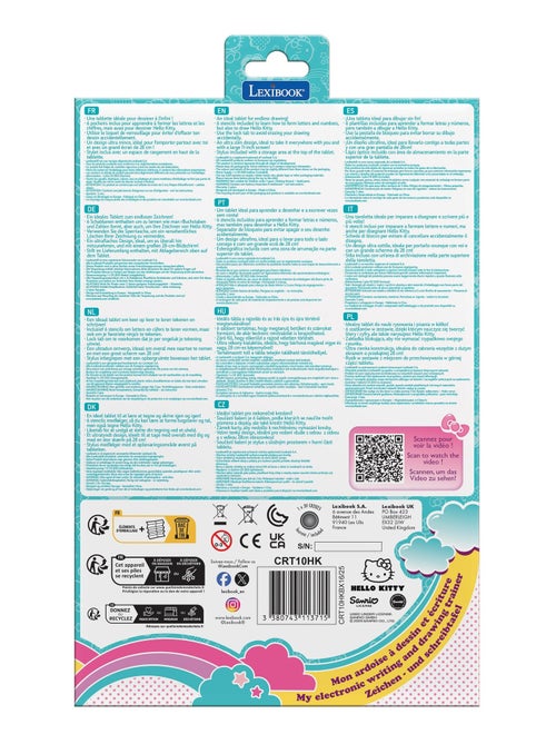 Hello Kitty 11'' tavoletta Eink multicolore per imparare a disegnare con gli stencil - Kiabi