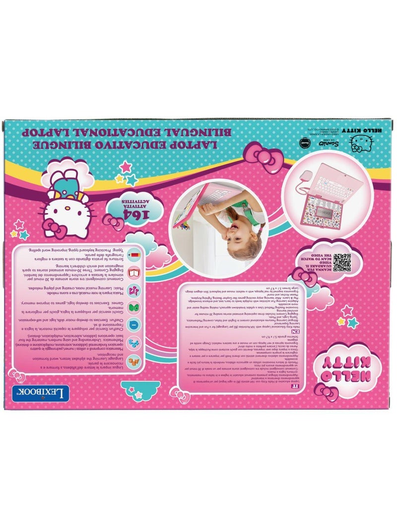 Hello Kitty computer portatile educativo bilingue parlante – 164 attività (EN/IT) Rosa - Kiabi