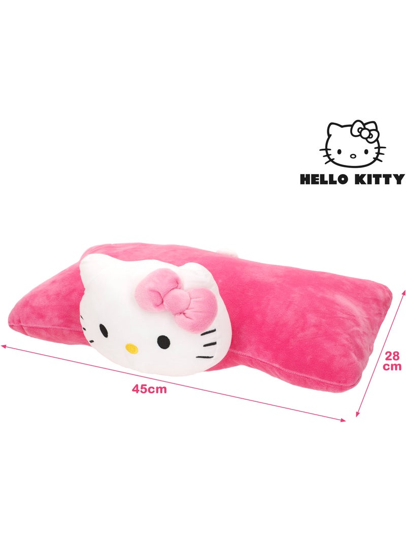 Hello kitty cuscino di peluche morbido e vellutato 2 in 1 Rosa - Kiabi