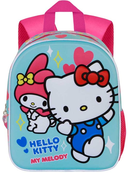 Hello Kitty Friendship Zainetto 3D Elite, Blu - Kiabi Hello Kitty Friendship Zainetto 3D Elite, Blu - Kiabi