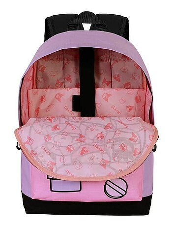 Hello kitty gashapon zaino hs fan 2.2, rosa