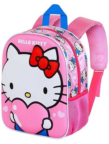 Hello kitty heart zainetto basic, rosa