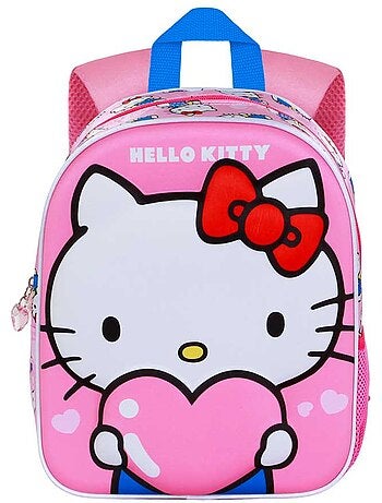 Hello kitty heart zainetto basic, rosa