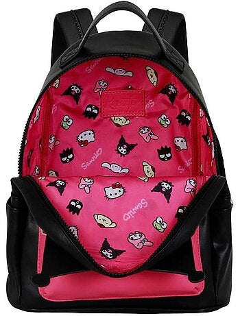 Hello Kitty Kuromi Face Zainetto Heady, Lilla