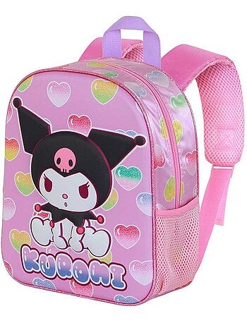 Hello Kitty Kuromi Hearts Zainetto 3D Elite, Rosa