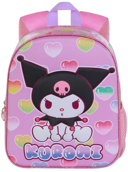 Hello Kitty Kuromi Hearts Zainetto 3D Elite, Rosa - Kiabi