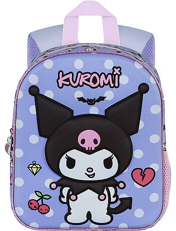 Hello Kitty Kuromi Rebel Zainetto 3D Elite, Malva