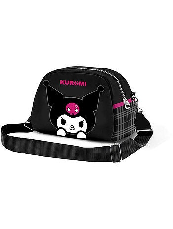 Hello Kitty Kuromi Skull Borsa a Tracolla Bowling Lite, Nero