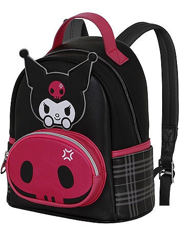 Hello Kitty Kuromi Skull Zainetto Heady Piccolo, Nero
