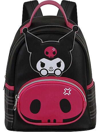 Hello Kitty Kuromi Skull Zainetto Heady Piccolo, Nero