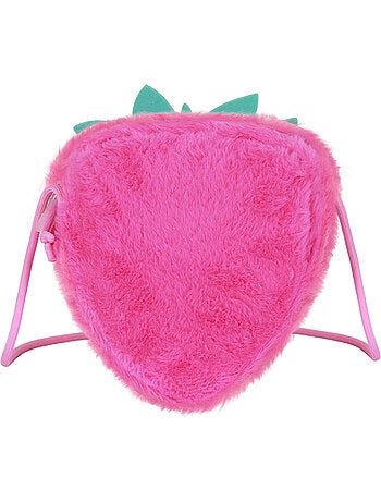 Hello Kitty Kuromi Strawberry Borsa a Tracolla Soft, Rosa