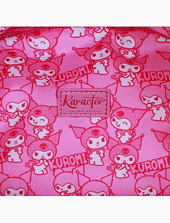 Hello Kitty Kuromi Strawberry Borsa a Tracolla Soft, Rosa