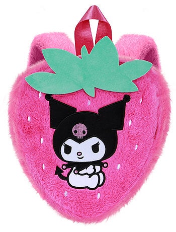 Hello Kitty Kuromi Strawberry Zaino Soft, Rosa
