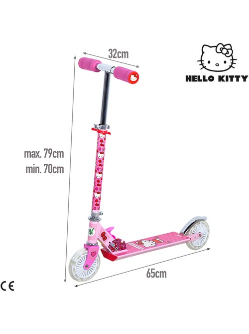 Hello kitty monopattino pieghevole a 2 ruote con luci - Kiabi Hello kitty monopattino pieghevole a 2 ruote con luci - Kiabi