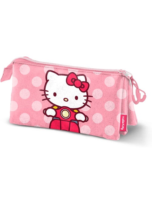 Hello Kitty Moto Astuccio Triplo, Rosa - Kiabi