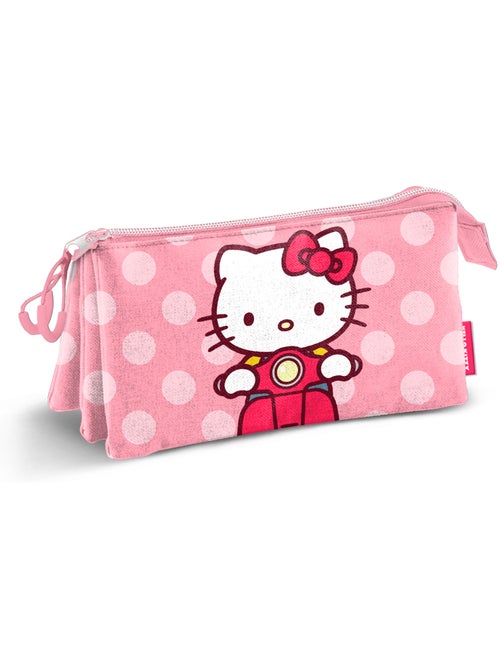 Hello Kitty Moto Astuccio Triplo, Rosa - Kiabi