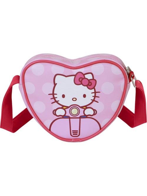 Hello Kitty Moto Borsa a Tracolla Cuore Casual, Rosa - Kiabi
