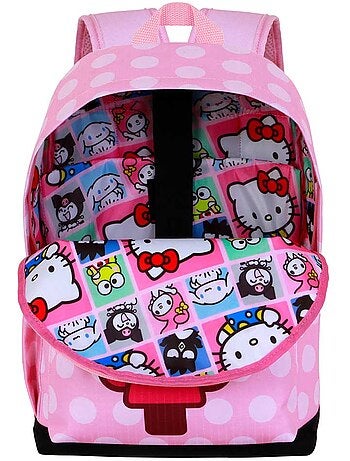 Hello kitty moto zaino hs fan 3.0, rosa
