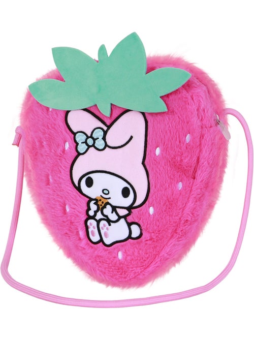Hello Kitty My Melody Strawberry Borsa a Tracolla Soft, Rosa - Kiabi Hello Kitty My Melody Strawberry Borsa a Tracolla Soft, Rosa - Kiabi