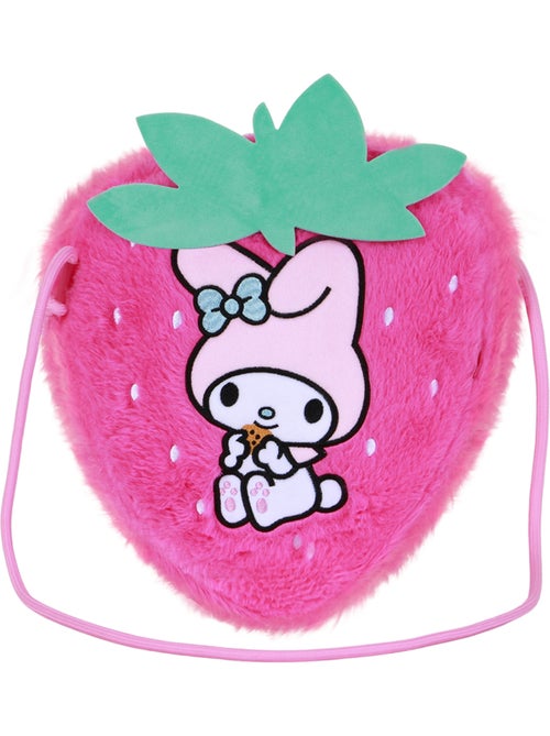 Hello Kitty My Melody Strawberry Borsa a Tracolla Soft, Rosa - Kiabi Hello Kitty My Melody Strawberry Borsa a Tracolla Soft, Rosa - Kiabi