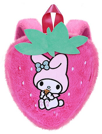 Hello kitty my melody strawberry zaino soft, rosa