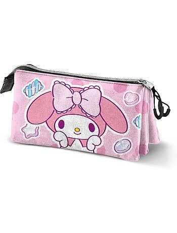 Hello kitty my melody sweets astuccio triplo, rosa