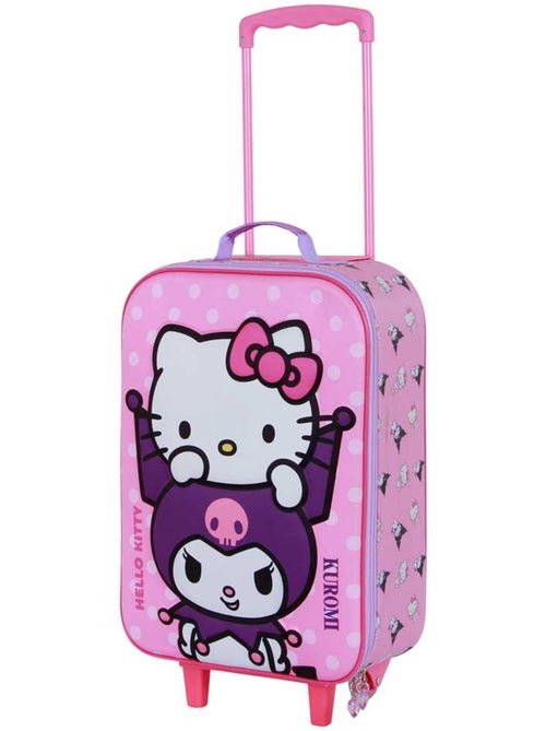 Hello Kitty Playful Valigia Trolley Soft 3D, Rosa - Kiabi