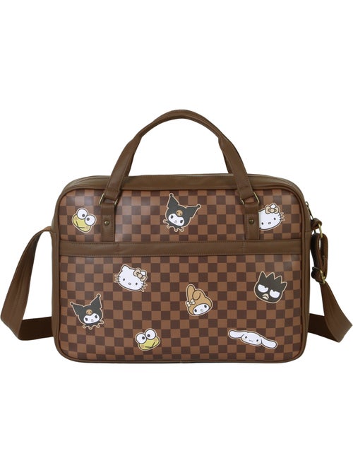 Hello Kitty Squares Borsa a Tracolla Computer Laptop, Marrone - Kiabi Hello Kitty Squares Borsa a Tracolla Computer Laptop, Marrone - Kiabi
