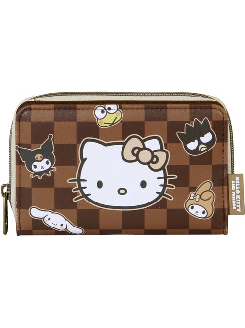 Hello Kitty Squares Portafoglio, Marrone - Kiabi Hello Kitty Squares Portafoglio, Marrone - Kiabi