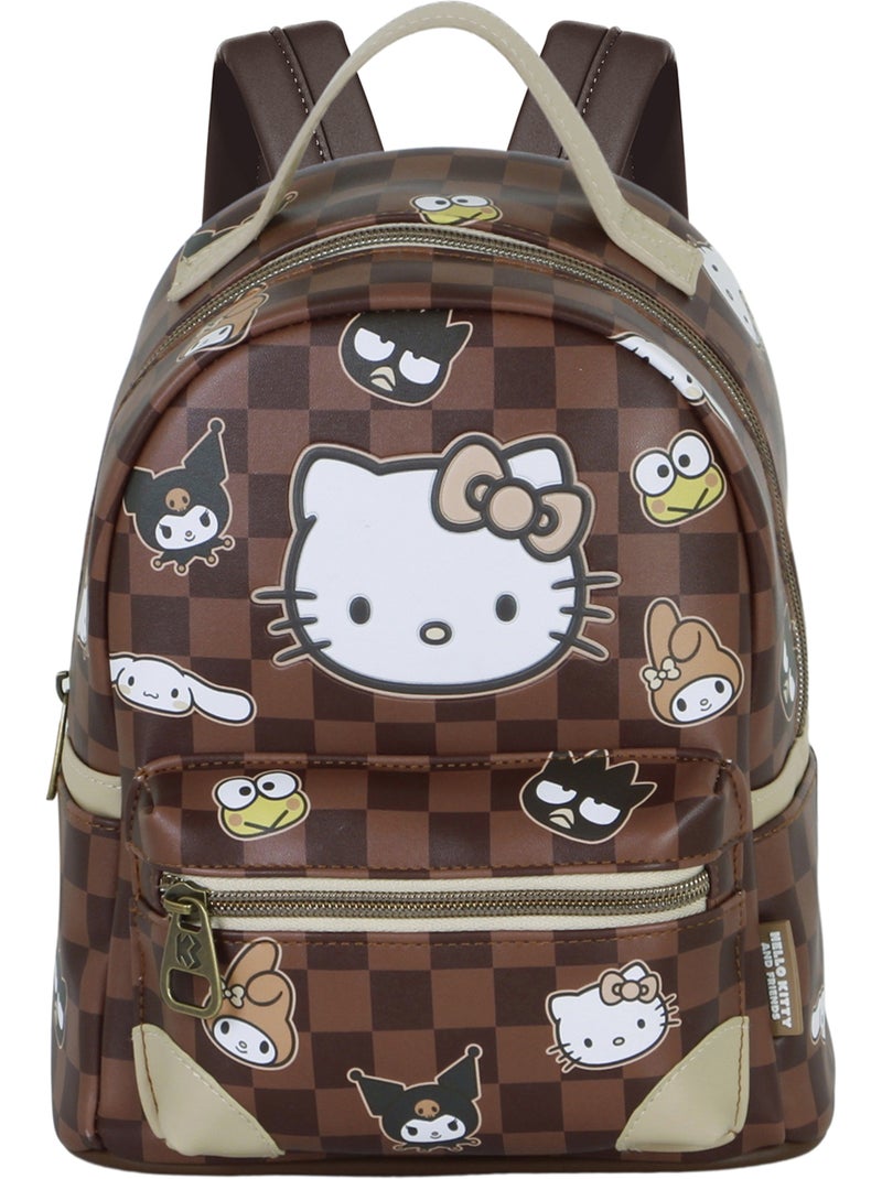 Hello Kitty Squares Zainetto Heady Piccolo, Marrone Marrone - Kiabi