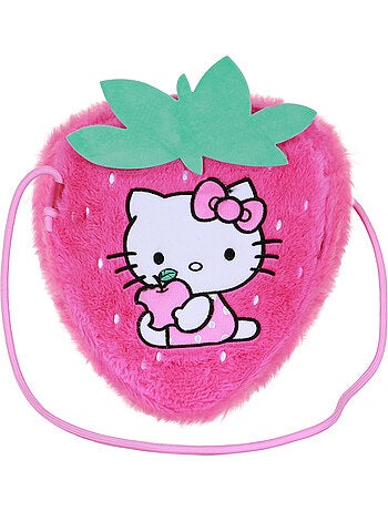 Hello Kitty Strawberry Borsa a Tracolla Soft, Rosa