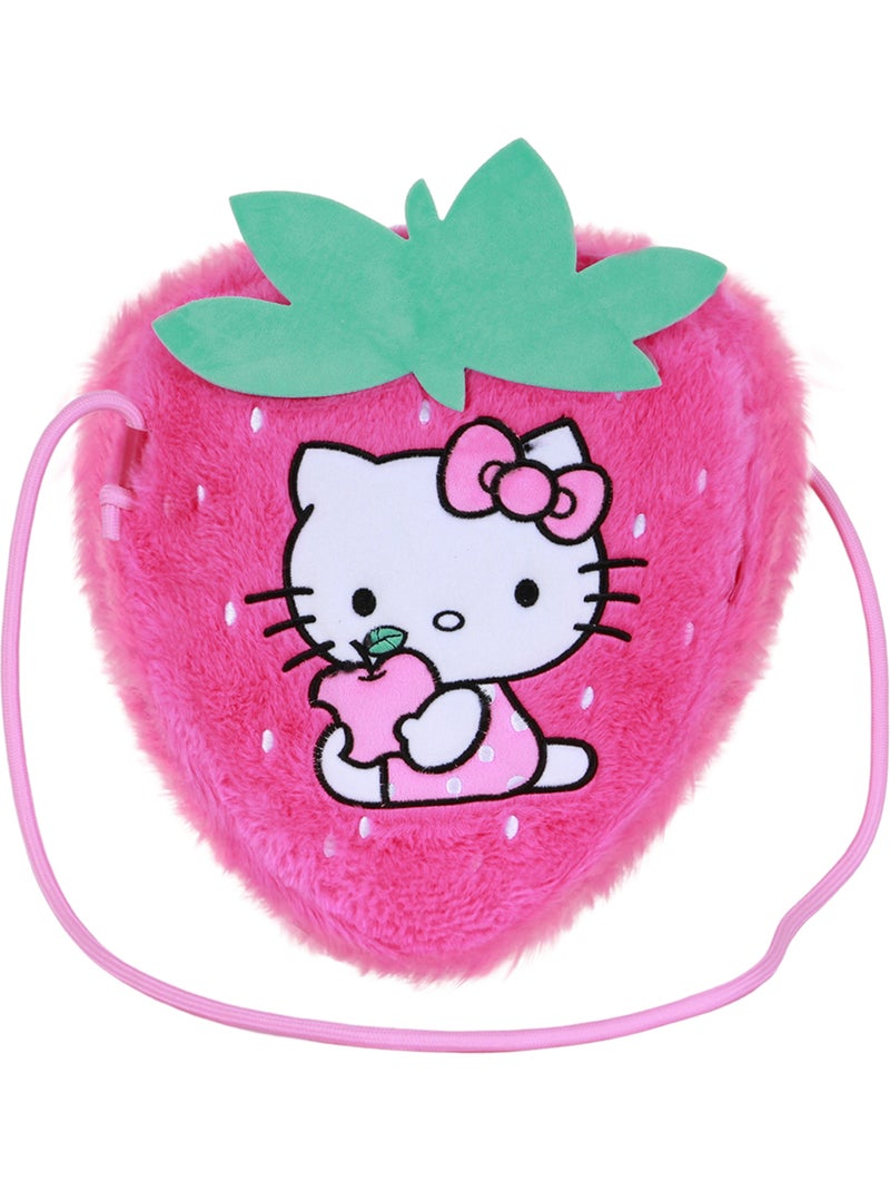 Hello Kitty Strawberry Borsa a Tracolla Soft, Rosa Rosa - Kiabi