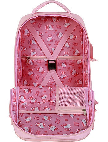 Hello kitty varsity zaino mercury 2.0 da viaggio aereo 40x20x25cm bagaglio a mano, rosa
