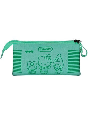 Hello Kitty Videogame Astuccio Triplo, Turchese