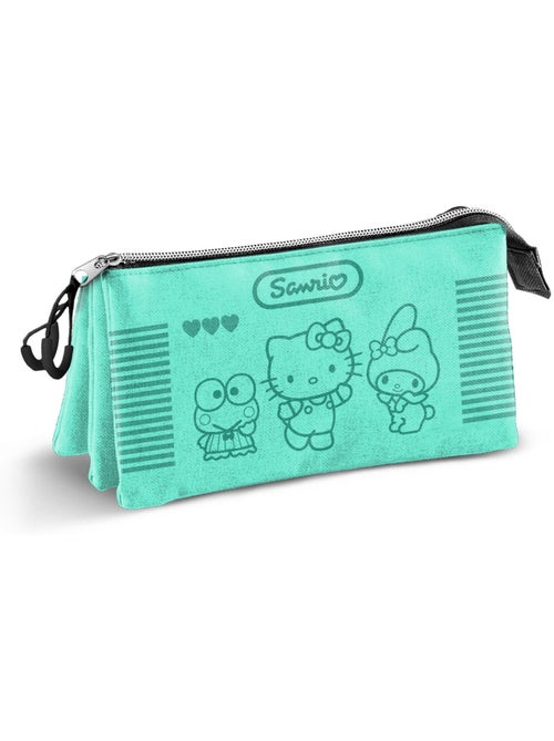 Hello Kitty Videogame Astuccio Triplo, Turchese - Kiabi