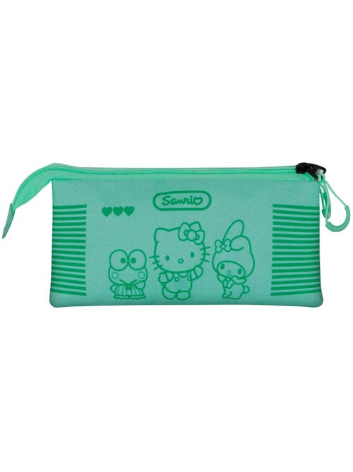Hello Kitty Videogame Astuccio Triplo, Turchese - Kiabi